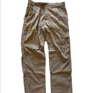Prana khaki cargo pants